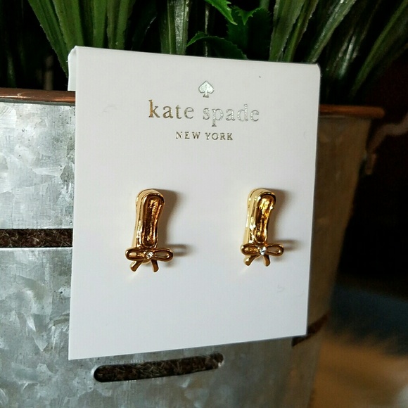 Kate spade ballerina shoes stud earrings - Picture 2 of 3